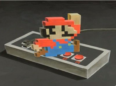 スーパーマリオの3Dチョーク・アートを描く過程が凄い（動画）