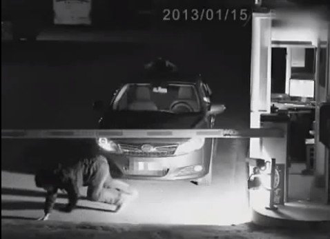 中国の駐車場料金の支払い、貞子風に踏み倒す？（動画）